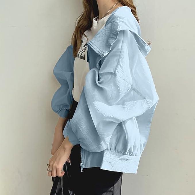 レディース UVカット パーカー 日焼け止め服 カーディガン フード付き アウター 薄手 冷感生地 日焼け防止 紫外線対策 軽量 かわいい カジュアル |  | 03