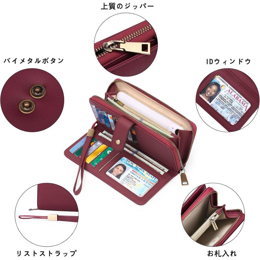 財布 レディース 折りたたみ財布 本革 軽量 多機能 レディース財布 カードケース 小銭入れ スキミング防止 ギフト プレゼント おしゃれ 人気 ウォレット |  | 02