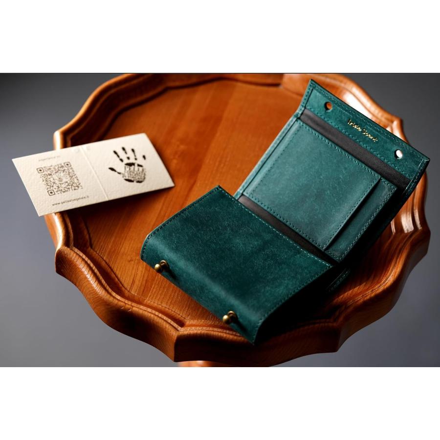 二つ折り財布 メンズ 2つ折り 箱型の小銭入れ イタリアン レザー プエブロ ミニ財布 コンパクト 小さい財布 二つ折り 箱状です 牛革 大容量 レディース |  | 08