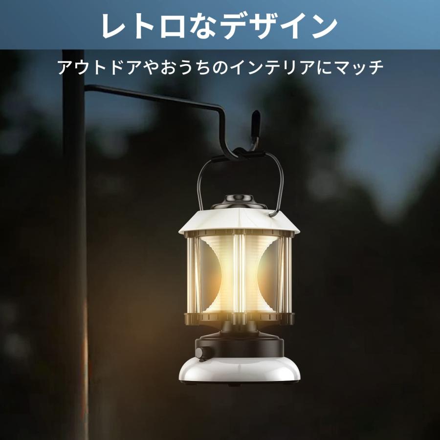 LEDランタン キャンプランタン 2WAY給電 充電式 電池式 キャンプライト