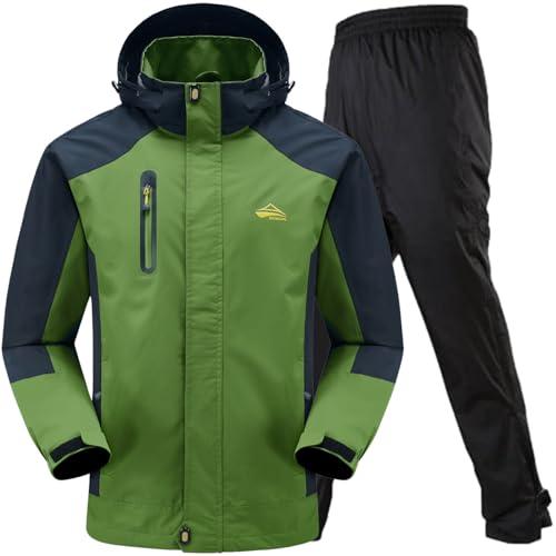 【大雨でも快適】 レインウェア 登山 上下 メンズ アウトドアジャケット 防水 レインパンツ 【耐水圧 20,000mmｘ透湿度20,000g/m2】 雨具 釣り_12