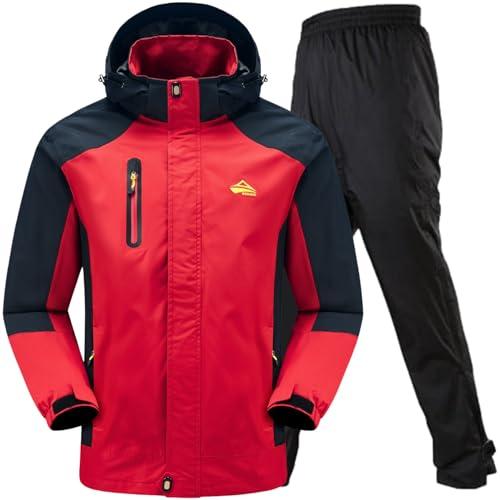 【大雨でも快適】 レインウェア 登山 上下 メンズ アウトドアジャケット 防水 レインパンツ 【耐水圧 20,000mmｘ透湿度20,000g/m2】 雨具 釣り_15