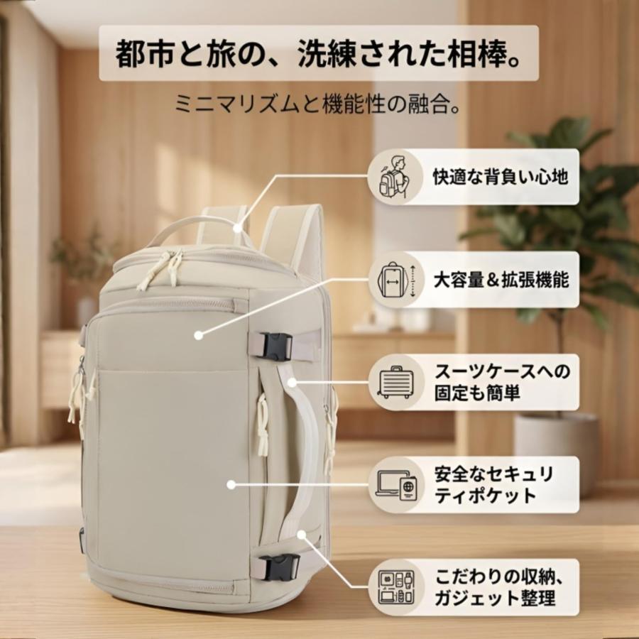 豊岡工場直送 収納1級のプロが認める旅行用大容量バックパック