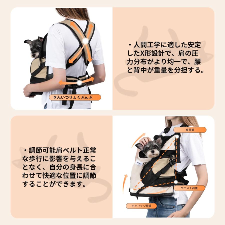犬用 猫 キャリーバッグ 犬 抱っこ紐 前抱きペット リュック 犬 スリング a 犬用 猫 キャリーバッグ 犬 抱っこ紐 前抱きペット リュック スリング