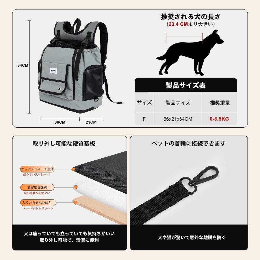 犬用 猫 キャリーバッグ 犬 抱っこ紐 前抱きペット リュック スリング
