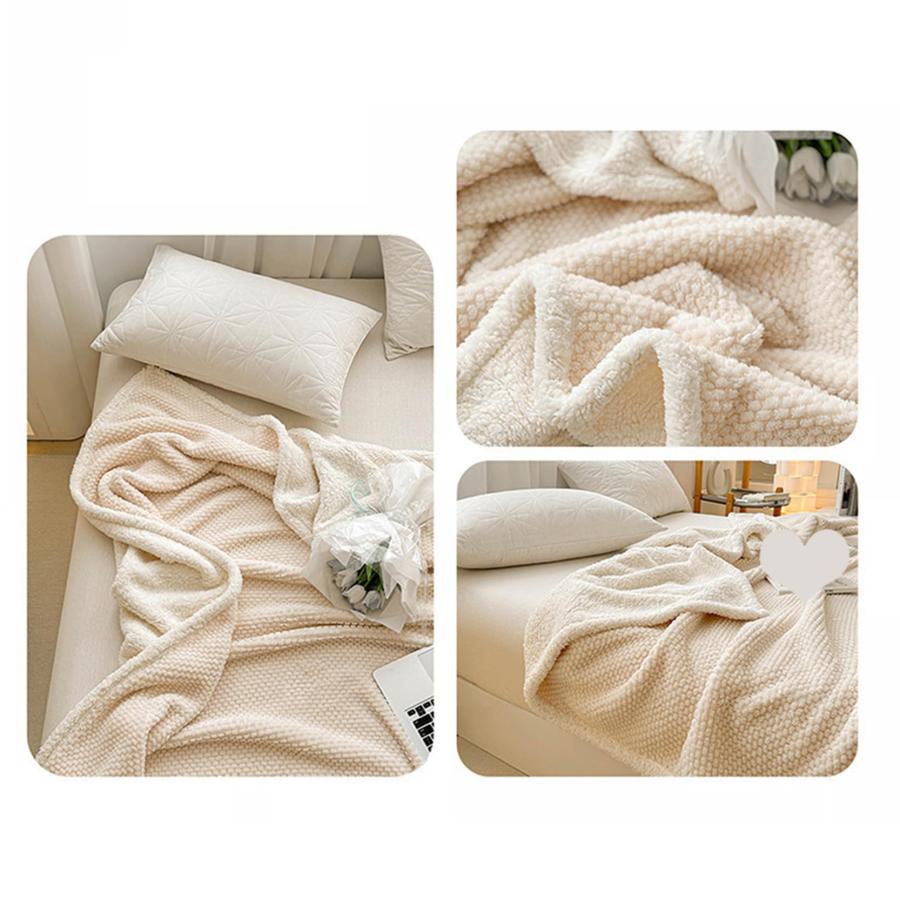 ボア毛布 セミダブル 180x200cm 暖かい 掛け布団 通年使用 大きいサイズ ハーフケット 接触冷感 速乾 お昼寝 大人用 ブランケット 高機能 発熱 5 寝具 洗濯可能_27