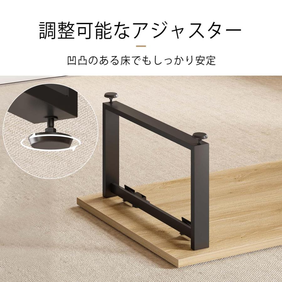 ローテーブル 折りたたみ テーブル サイドテーブル 机 センターテーブル リビング コンパクト コーヒーテーブル デスク ちゃぶ台 組立不要 便利_19