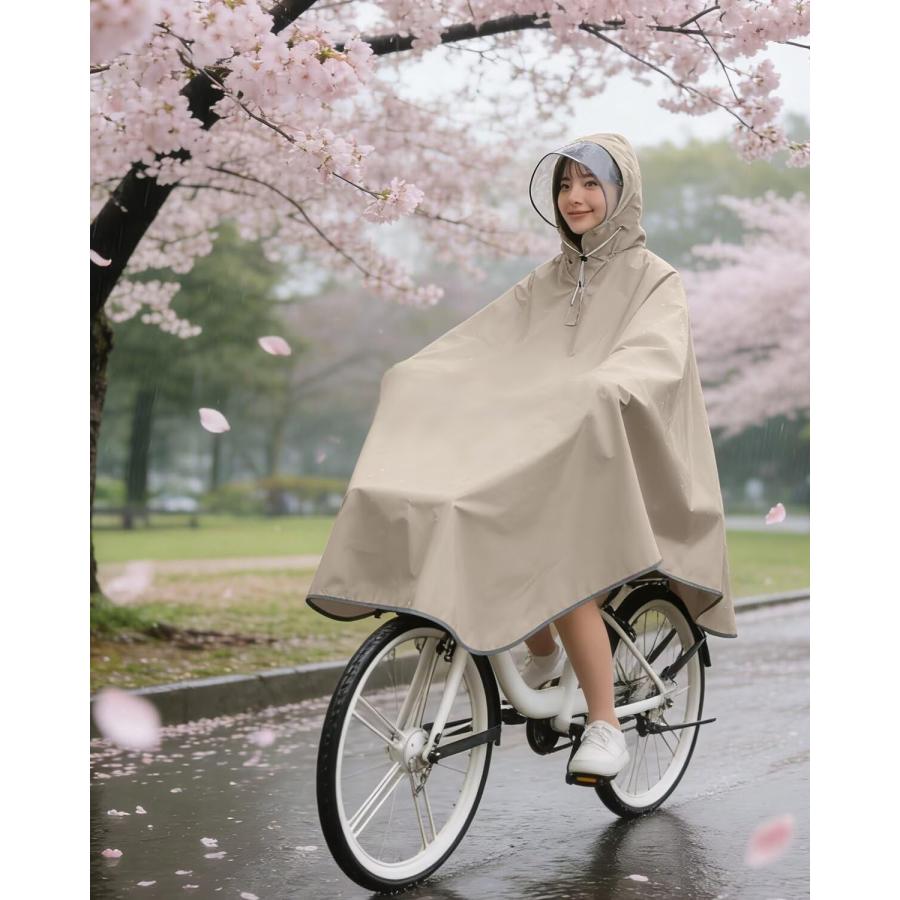 レインコート ポンチョ 自転車 レディース 軽量 防水 レインポンチョ