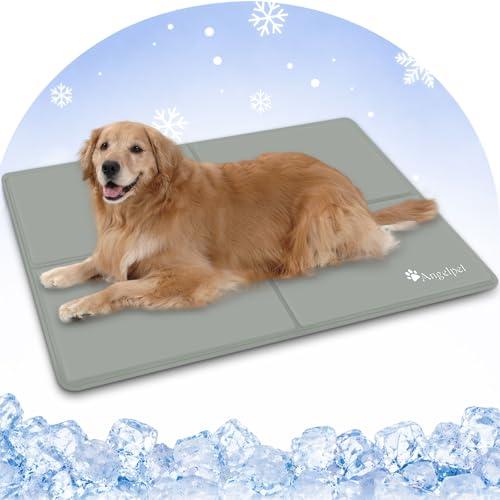 ひんやりマット 犬 猫 夏用 クールマット 冷感ジェル 冷却マット ひんやりシート 暑さ対策 水・電気・冷蔵不要 折りたたみ 持ち運び 多用途 小中大型犬対応_1