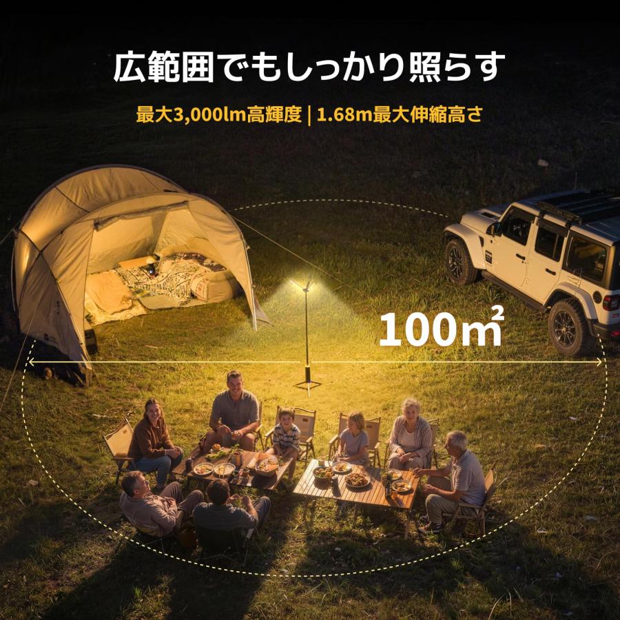 LEDランタン キャンプランタン 充電式 3000lm高輝度 大容量15600mAh