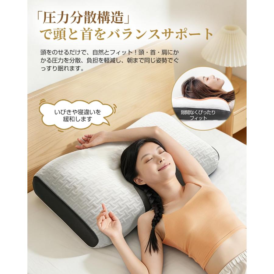 枕 首が痛くならない 低反発 2個セット 仰向け 横向き 睡眠 通気性 まくら 枕 首が痛くならない 低反発 2個セット 仰向け 横向き 睡眠 通気性