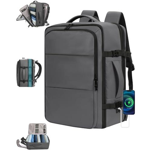旅行 リュック 大容量 40L 機内持ち込み ビジネス バックパック【拡張機能?デュアルUSBポート】 15.6型PC対応 多機能 登山リュック_1