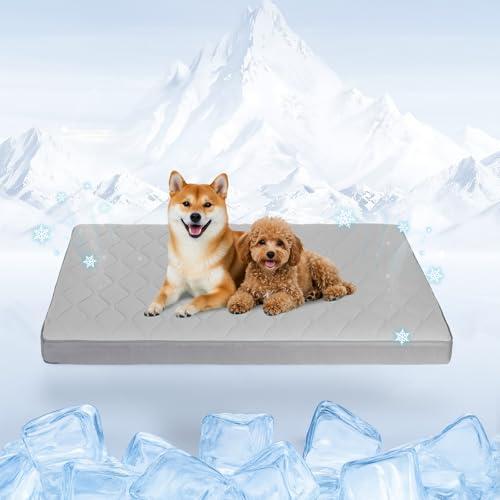 【新品】appydog 高級 接触冷感マット Lサイズ 犬用ベッド　ひんやり 犬用ベッド 接触冷感 Pawaboo ペットベッド QMAX＞0.4 ひんやりマット