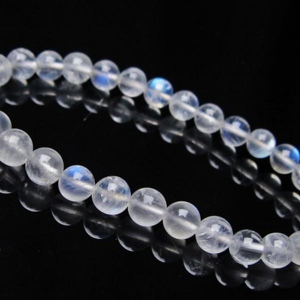 ムーンストーン ブレスレット 7mm H106-98