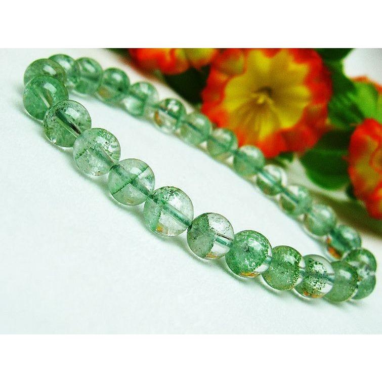 グリーンファントム ブレスレット 7mm パワーストーン 天然石 k1-1624_1