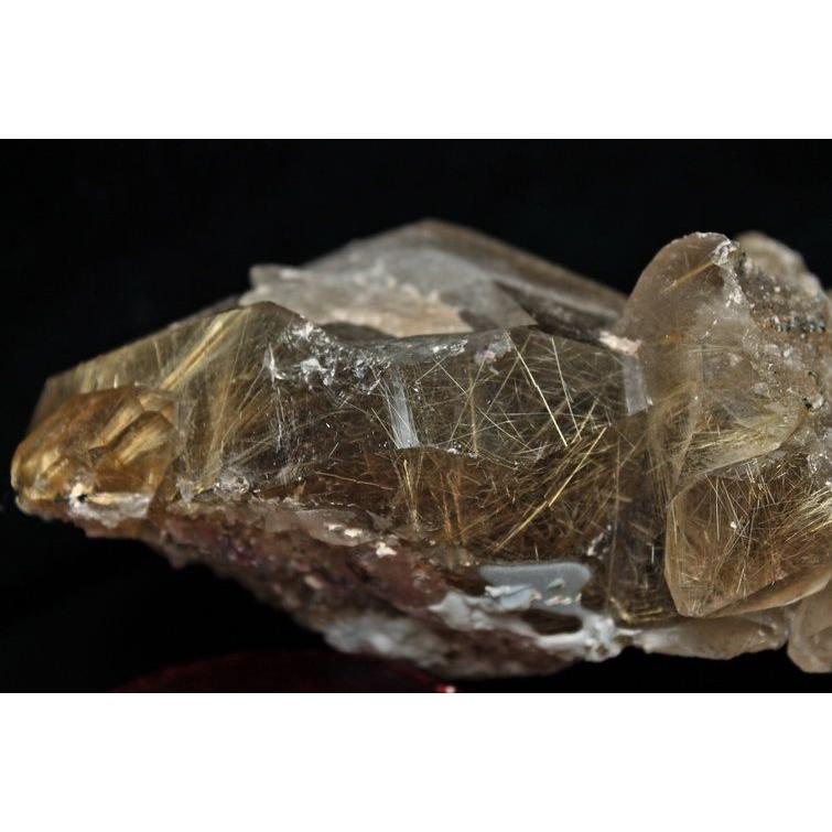 ルチルクォーツ クラスター ゴールドタイチンルチル 1.1Kg K1-1982