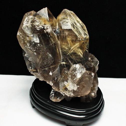 ルチルクォーツ クラスター ゴールドタイチンルチル 2.1Kg k1-1996