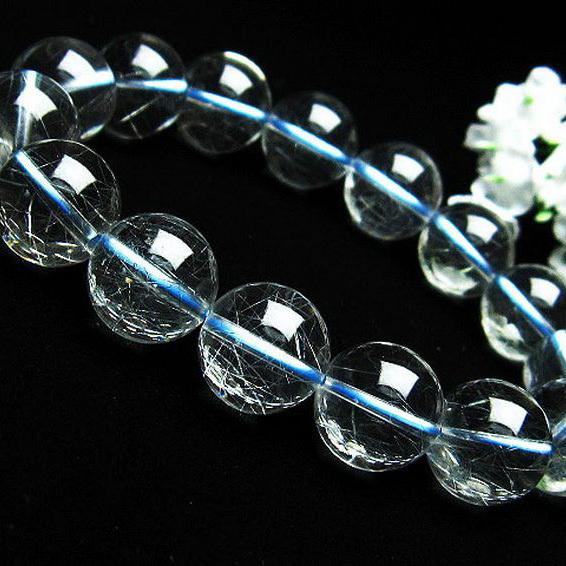 ルチルクォーツ ブレスレット ブルールチル 14mm k1-2095 【公式通販】