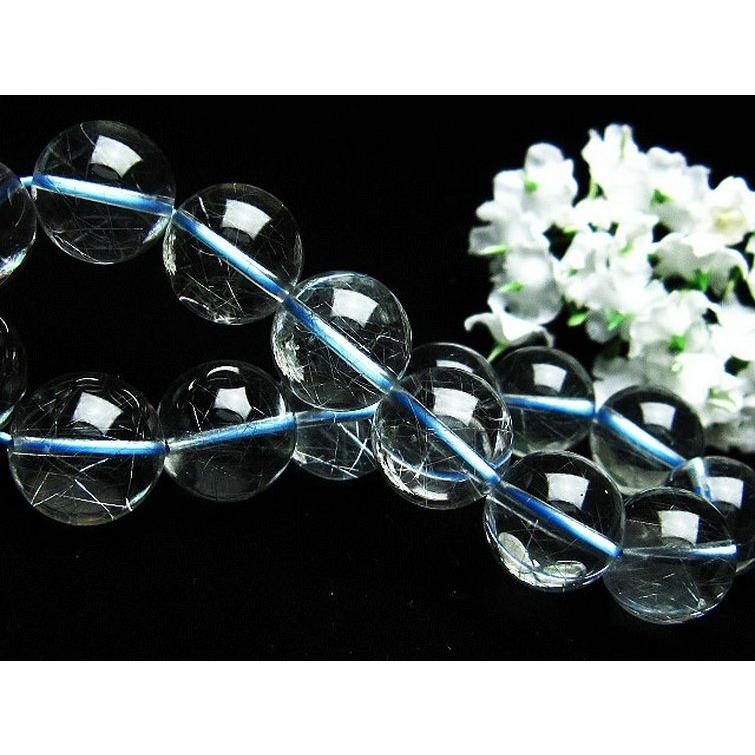 ルチルクォーツ ブレスレット ブルールチル 14mm k1-2095 【公式通販】