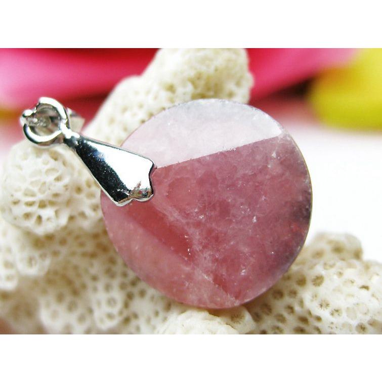 インカローズ ロードクロサイト 大衛星 ペンダント  k1-603 |  | 02