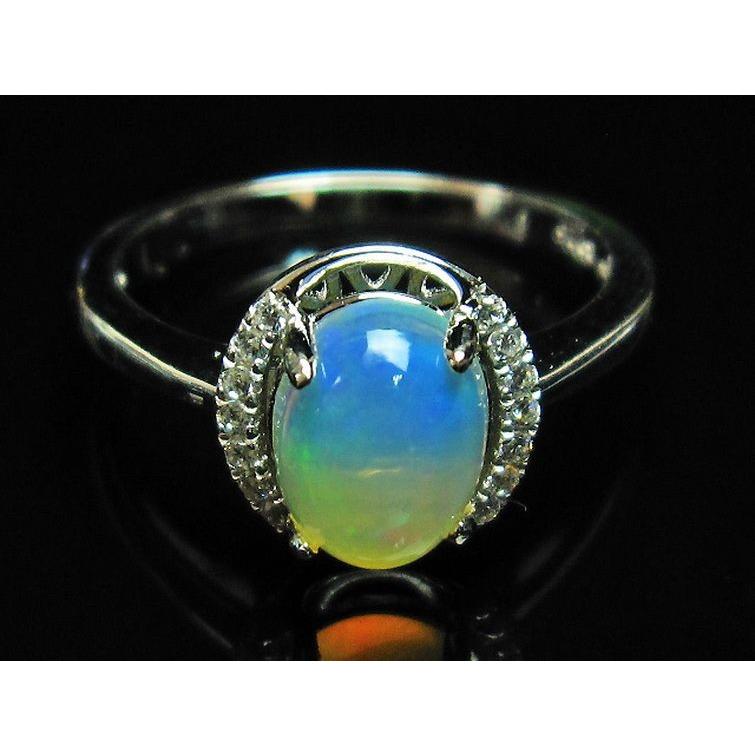 オパール 指輪 楽天市場】【10号】一点物〈one-off〉K10◇ホワイトオパール 指輪 10金