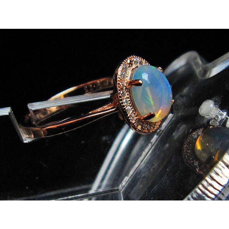 プレシャスオパール 指輪 (14号) l388-148 : 誠安天然石専門店
