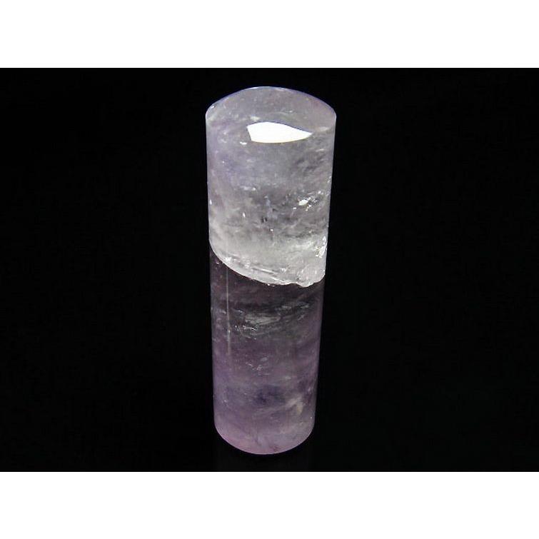 アメジスト 印材 (18mm) 紫水晶 本水晶 パワーストーン 天然石 m147-87