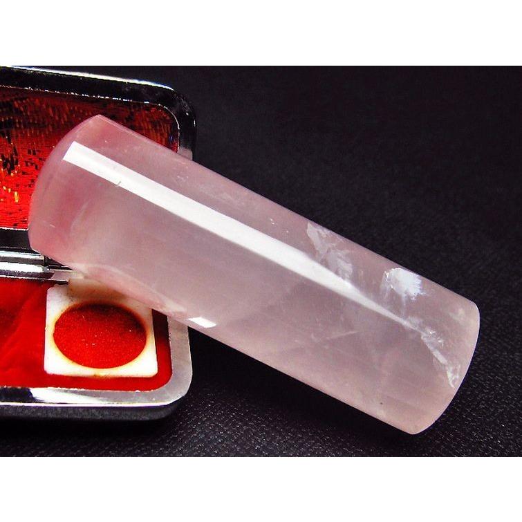 ローズクォーツ 印材 (20mm) 紅水晶 貴石印 パワーストーン 天然石 m152-130｜seian｜04