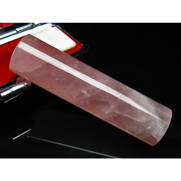 ローズクォーツ 印材 m152-73 : 誠安天然石専門店 - 通販 - Yahoo