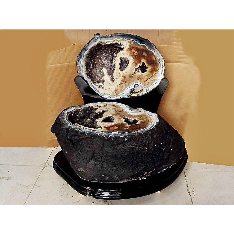 特大品 199.7Kg ペア水晶トレジャーアメジスト同梱不可 パワーストーン 天然石 納品日程ご相談品 m500-242の画像
