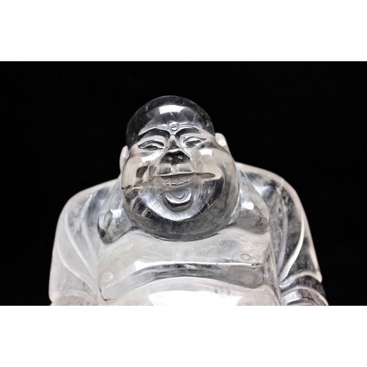 2.4Kg ヒマラヤ水晶ガーデンクォーツ（庭園水晶）布袋様 置物