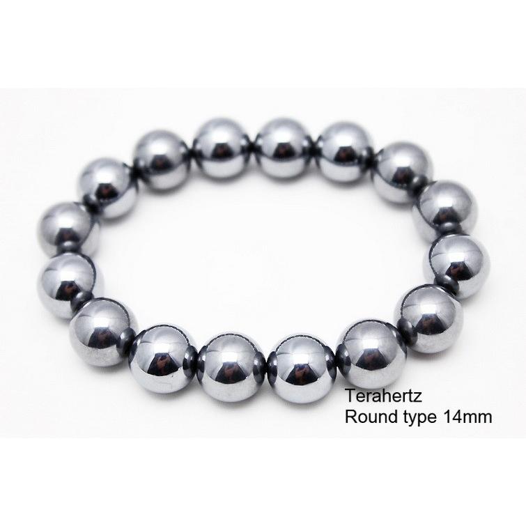 【テラヘルツ鉱石】大玉テラヘルツ 14mm ブレス ¥12,800 テラヘルツ鉱石】大玉テラヘルツ 14㍉ ブレスレット ¥12,800