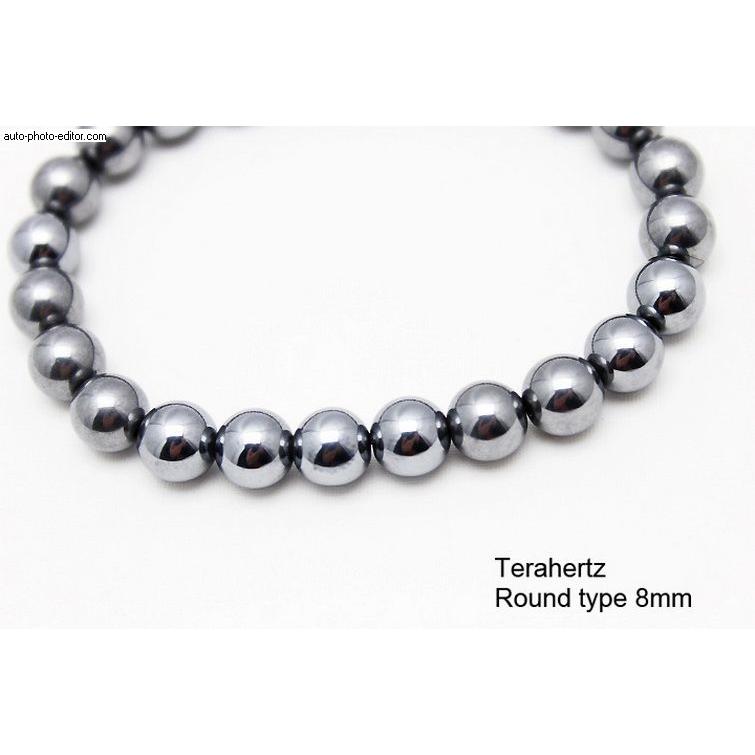 テラヘルツ鉱石 ブレスレット ラウンド 8mm t10-976 : 誠安天然石専門