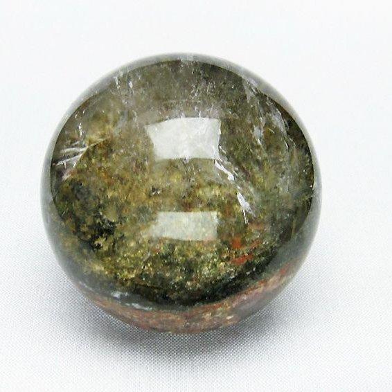 ガーデンクォーツ（庭園水晶） 丸玉 53mm t100-4121 : 誠安天然石専門