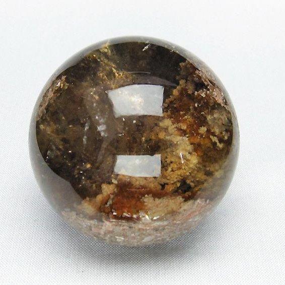 ガーデンクォーツ（庭園水晶） 丸玉 52mm t100-4145 : 誠安天然石専門