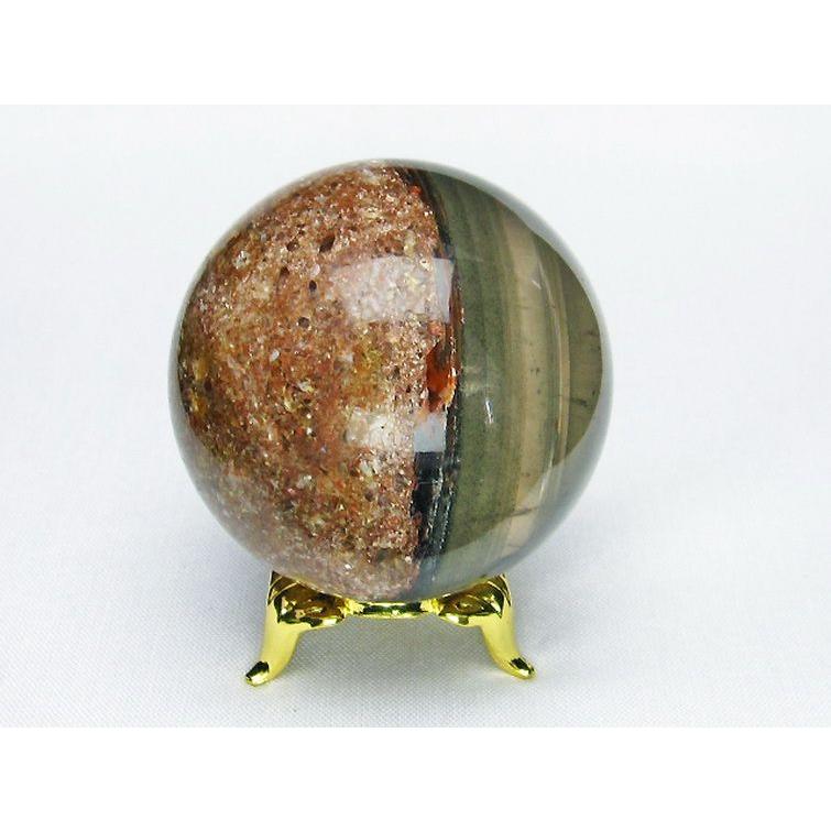 ガーデンクォーツ（庭園水晶） 丸玉 51mm t100-4146 : 誠安天然石専門