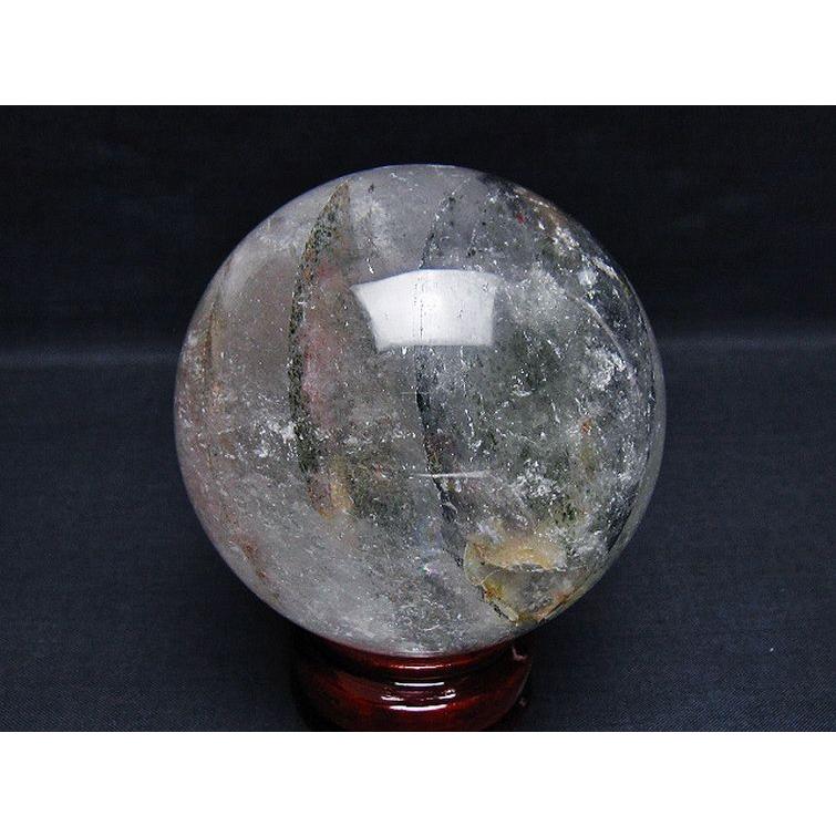グリーンファントム 水晶丸玉 2.2Kg グリーンファントム水晶 丸玉