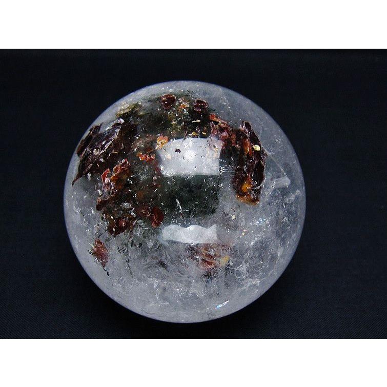 ガーデンクォーツ（庭園水晶） 丸玉 66mm t100-4663 : 誠安