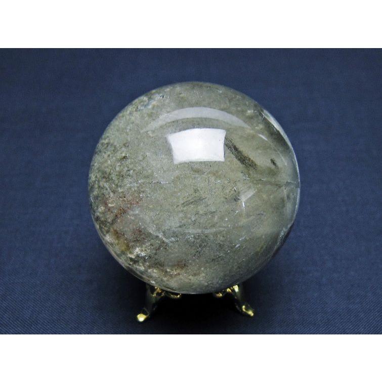 ガーデンクォーツ（庭園水晶）ファントム 丸玉 47mm t100-4724 : 誠安