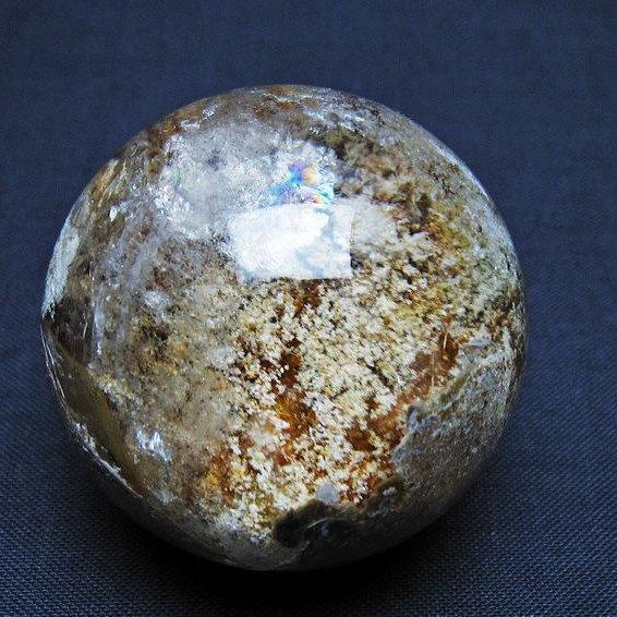 ガーデンクォーツ（庭園水晶） 丸玉 42mm t100-4739 : 誠安天然石専門