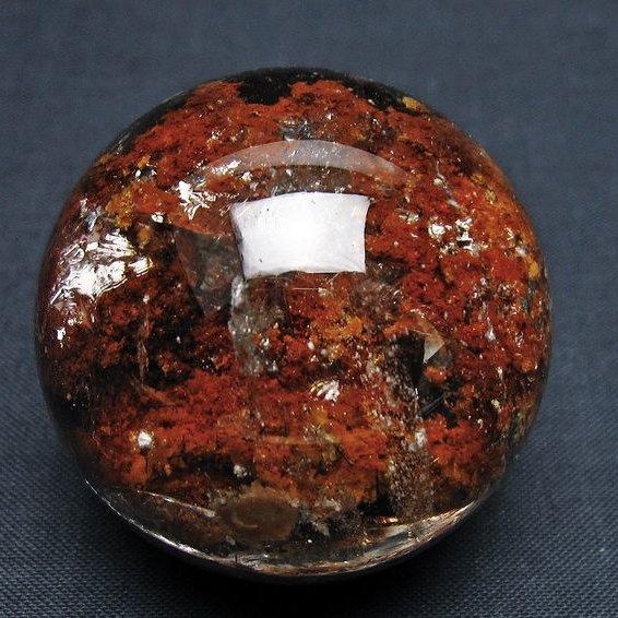 ガーデンクォーツ（庭園水晶） 丸玉 42mm t100-4740 : 誠安天然石専門