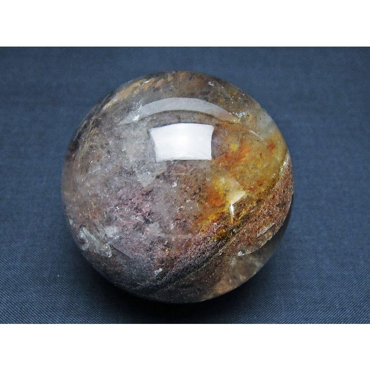 ガーデンクォーツ（庭園水晶） 丸玉 57mm t100-4781 : 誠安天然石専門