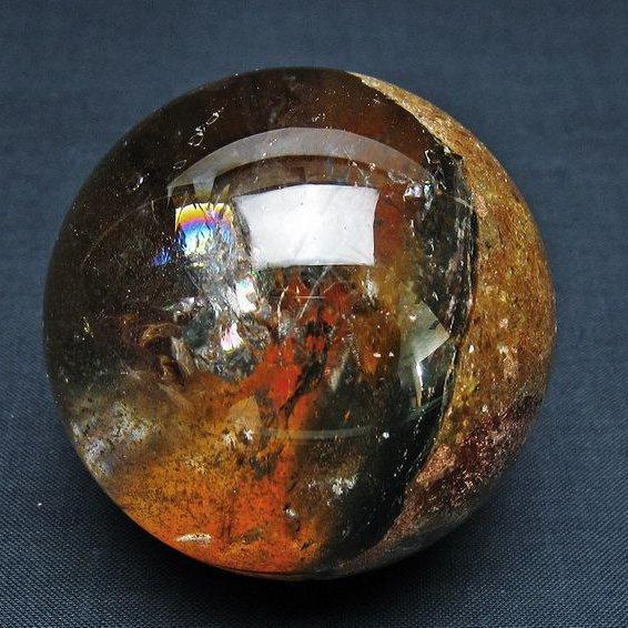 ガーデンクォーツ（庭園水晶） 丸玉 59mm t100-4788 : 誠安天然石専門