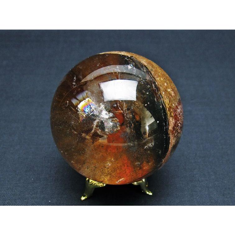 ガーデンクォーツ（庭園水晶） 丸玉 59mm t100-4788 : 誠安天然石専門