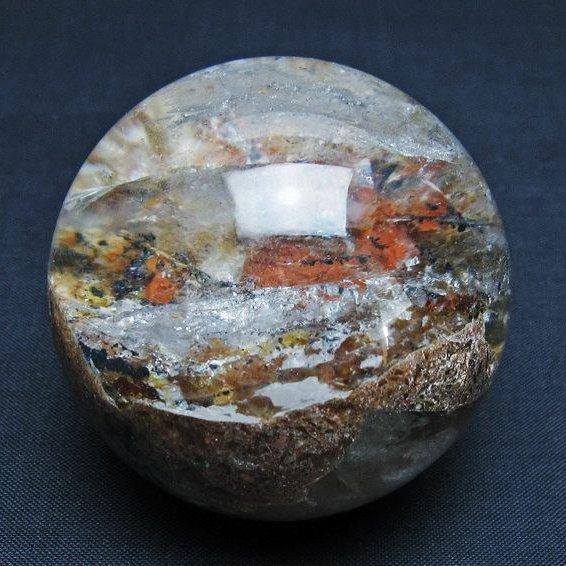 ガーデンクォーツ ガーデンクォーツ（庭園水晶） 丸玉 58mm t100-4790 : 誠安