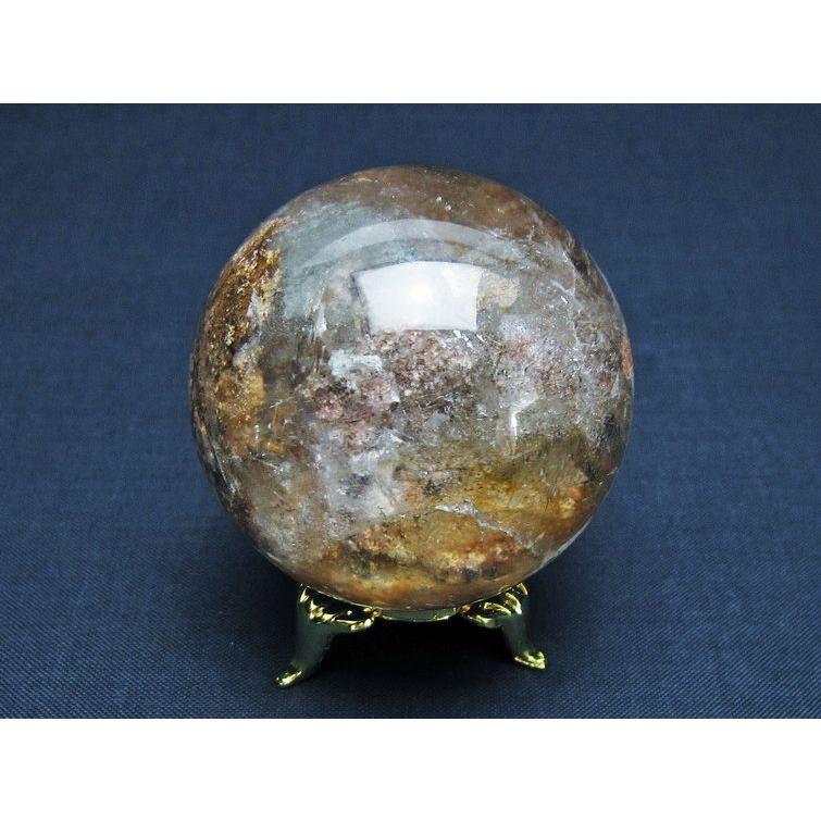 ガーデンクォーツ（庭園水晶） 丸玉 52mm t100-4798 : 誠安天然石専門