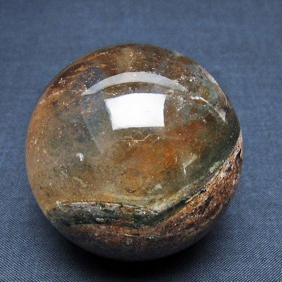 ガーデンクォーツ（庭園水晶） 丸玉 53mm t100-4805 : 誠安天然石専門