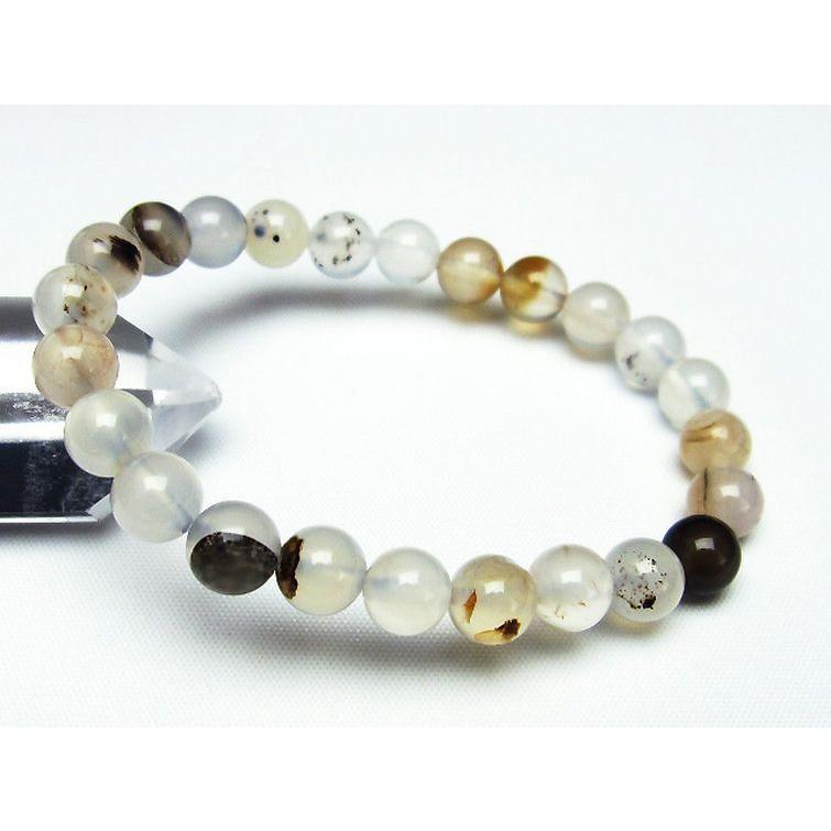 デンドリック アゲート ブレスレット 8mm t108-5685 :t108-5685:誠安