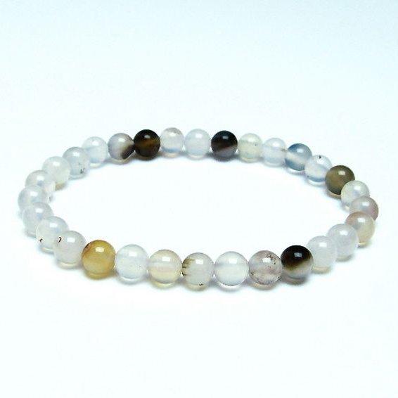 デンドリック アゲート ブレスレット 6mm t108-5931 :t108-5931:誠安