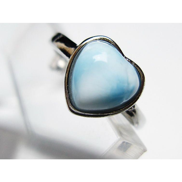 ラリマーハート 指輪 (11号) t113-12946 : 誠安天然石専門店 - 通販